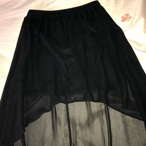 Black skirt